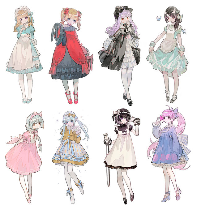 動漫角色服裝設計素材與靈感參考