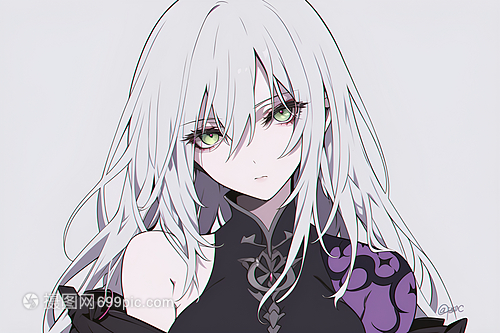 白發綠瞳 動漫角色設計在網站建設中的魅力與應用